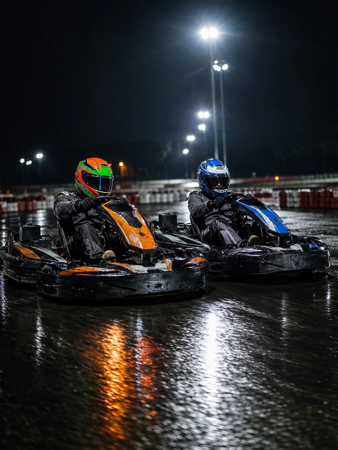 Disputa de kart em uma etapa do UDK